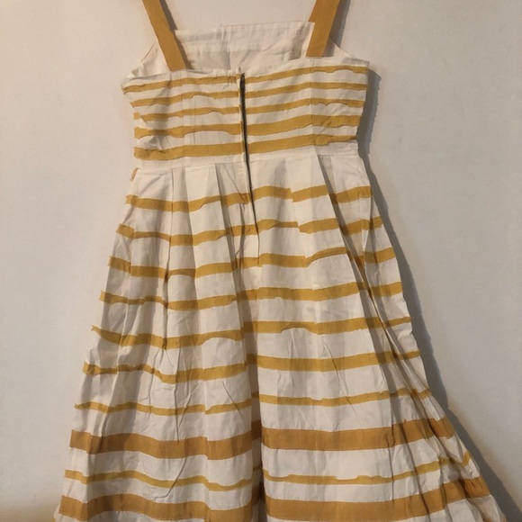 white yellow striped sundress- Moulinette Souers - Picture 2 of 3